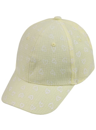 أصفر - قبعات وقبعات صوف أطفال - Kitti