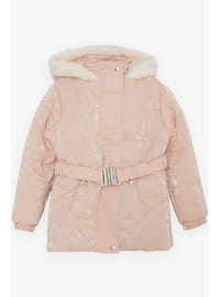 Powder Pink - 300gr - Girls` Coat