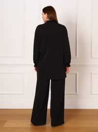 Black - Plus Size Suit