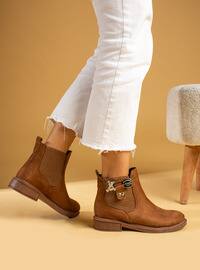 Tan Suede - Boots