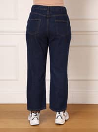 Navy Blue - Plus Size Jeans