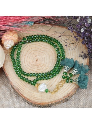 İkranur Green Prayer Beads