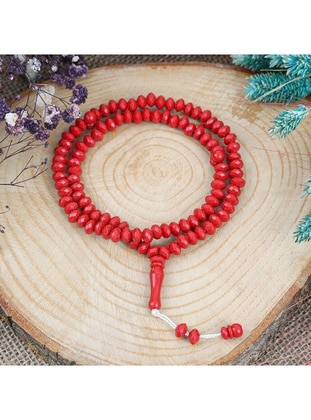 100gr - Red - Prayer Beads - İkranur