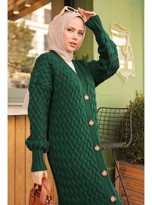 Emerald - Knit Cardigan - Bestenur