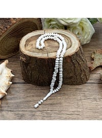  White Prayer Beads