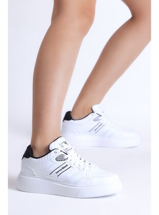 White - Gray - Sports Shoes - Tonny Black