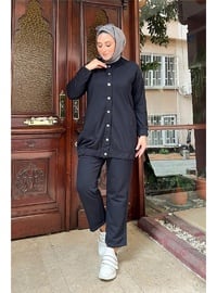 Navy Blue - Tracksuit Set