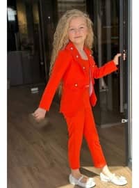 Orange - Girls` Suit