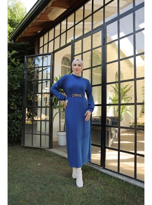 Saxe Blue - Modest Dress - Benguen