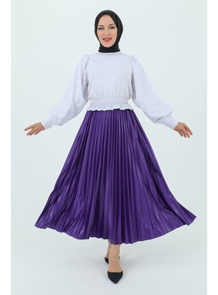 Purple - Skirt - Tesettür Dünyası
