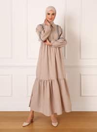 Light Mink - Modest Dress