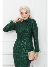 Emerald - Fully Lined - Modest Evening Dress