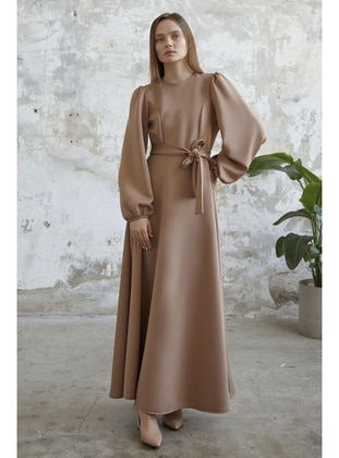 Camel - Modest Dress - InStyle