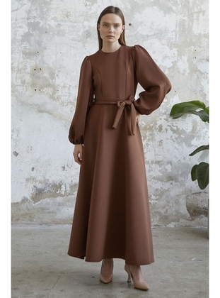 Tan - Modest Dress - InStyle