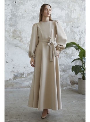 Stone Color - Modest Dress - InStyle