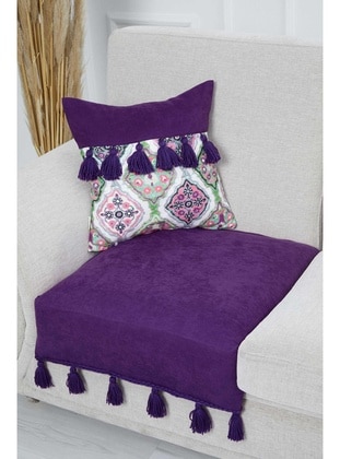 Purple - Sofa Throws - Aisha`s Design