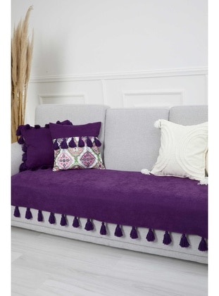 Purple - Sofa Throws - Aisha`s Design