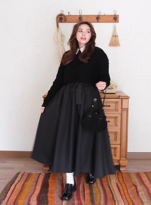 Black - Skirt - Ceylan Otantik