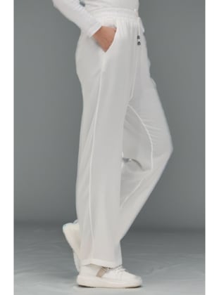 White - Pants - Layda Moda