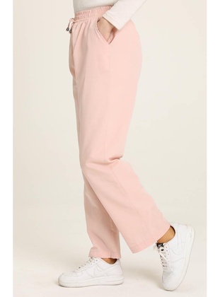 Light Powder Pink - Pants - Layda Moda