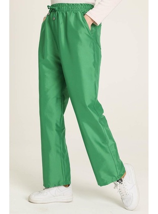 Pistachio Green - Pants - Layda Moda