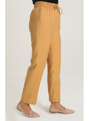 Yellow - Pants - Layda Moda