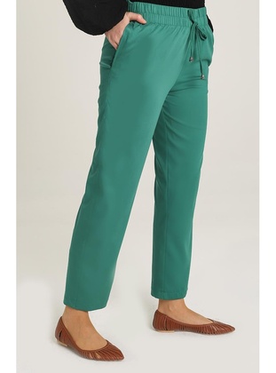 Green - Pants - Layda Moda