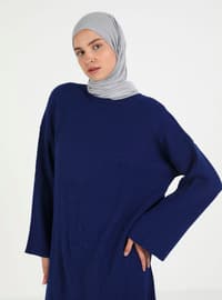 Navy Blue - Modest Dress