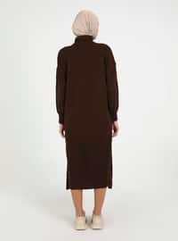 Brown - Modest Dress