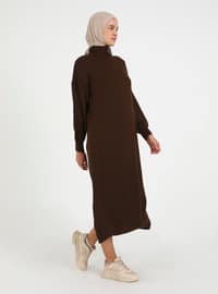 Brown - Modest Dress