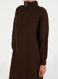 Brown - Modest Dress