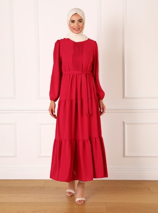 Fuchsia - Modest Dress - Refka