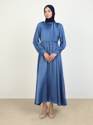 Saxe Blue - Modest Dress - Refka