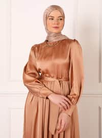 Copper color - Modest Dress