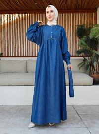 Dark Navy Blue - Modest Dress