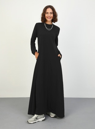 Black - Modest Dress - Benin