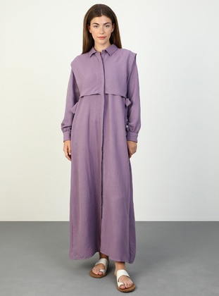 Purple - Modest Dress - Benin