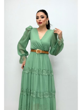 Mint Green - Evening Dresses - Giyim Masalı