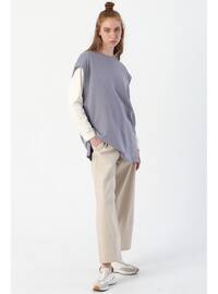 Lilac - Unlined - Knit Sweater