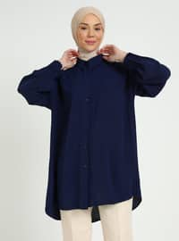 Navy Blue - Blouses