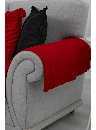 أحمر - رمي الأريكة - Aisha`s Design