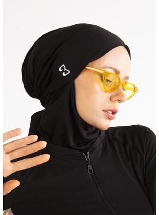 Black - Swim Hijab - Mayovera