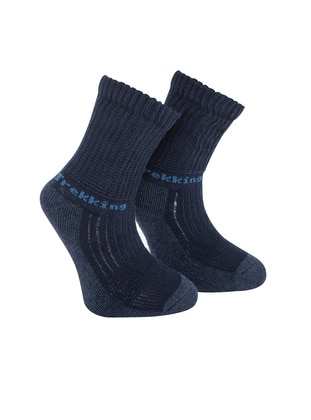 Navy Blue - Boys` Socks - Thermoform