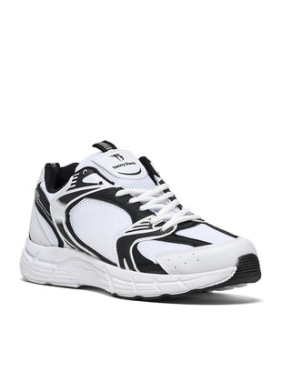 White - Gray - Sports Shoes - Tonny Black