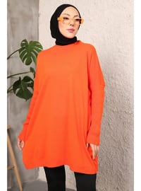 Orange - Knit Tunics