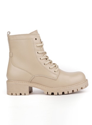 Beige - Boots - Polact