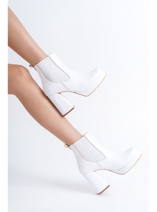 White - Boots - Moda Değirmeni