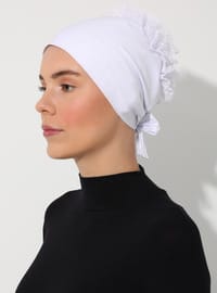 Bonnet à Volants Blanc
