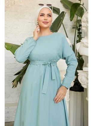 Green Almond - Modest Dress - Bestenur