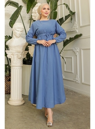 Blue - Modest Dress - Bestenur